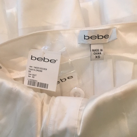 Bebe button front Tanya Dress w/collared neck. - Picture 8 of 8